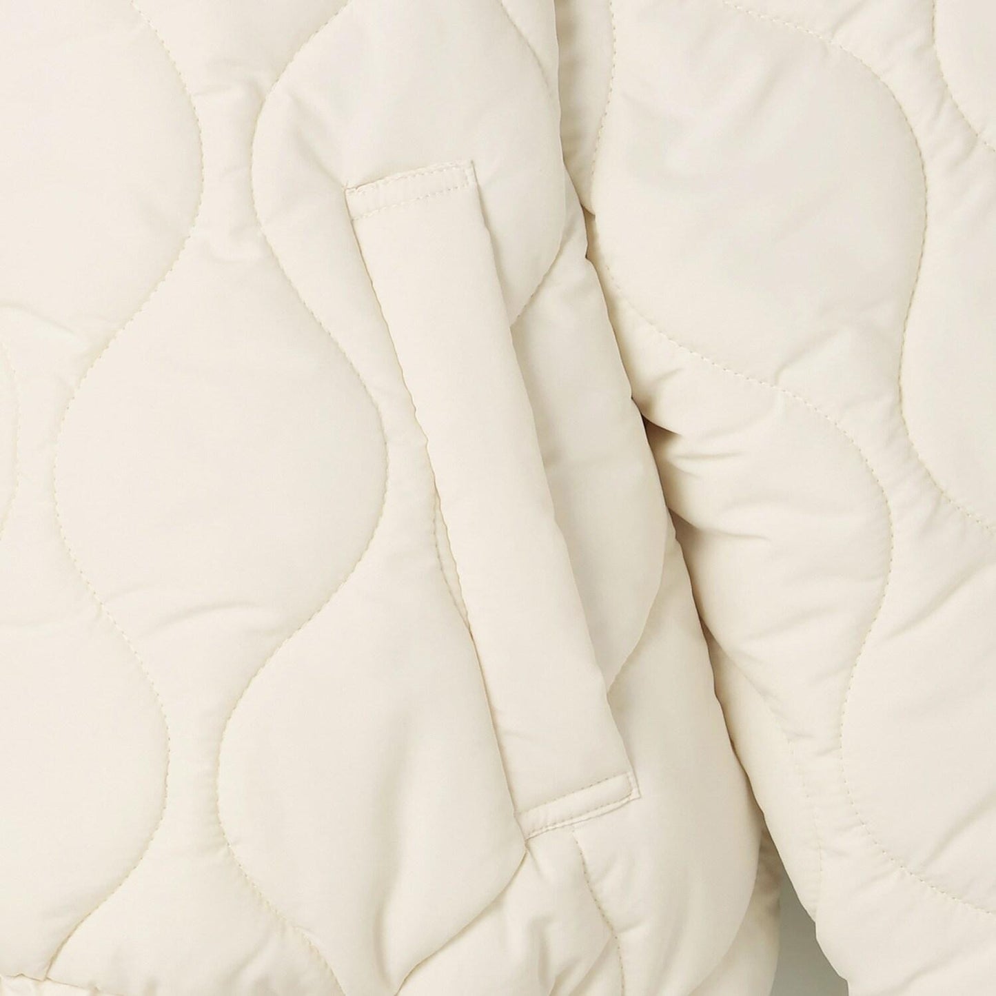 大廓形蓬鬆絎縫 夾克外套