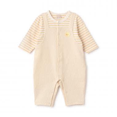 動物刺繡揹帶風連體衣