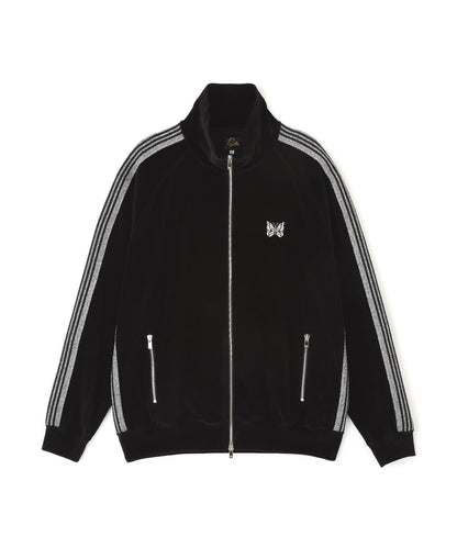 NEEDLES LHP EXCLUSIVE TRACK JACKET C/PE VELOUR BLACK款 運動夾克