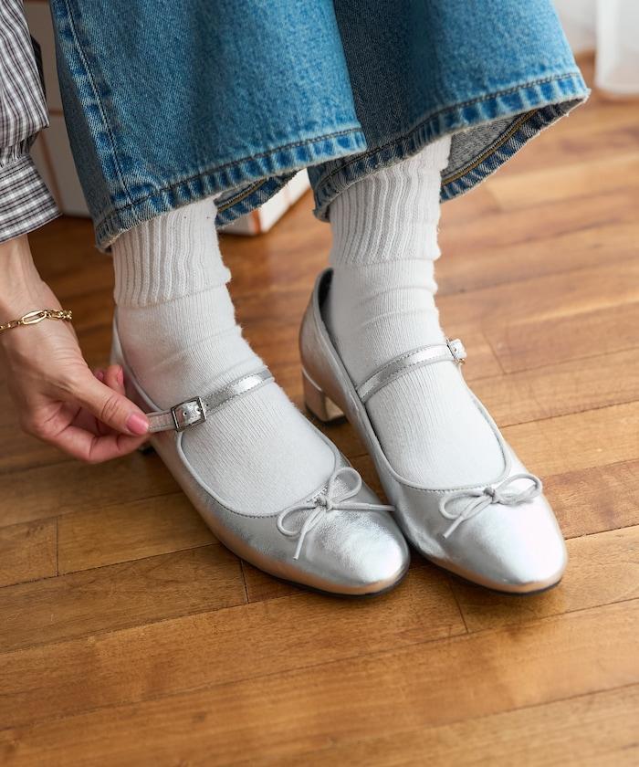 晴雨兩用芭蕾平底鞋