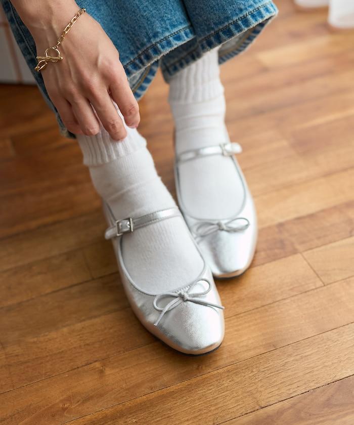 晴雨兩用芭蕾平底鞋