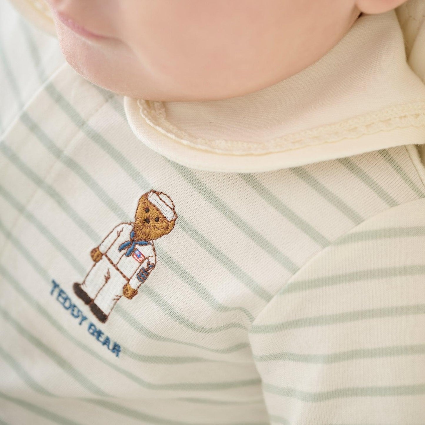 TeddyBear 水手熊圖案 連體衣