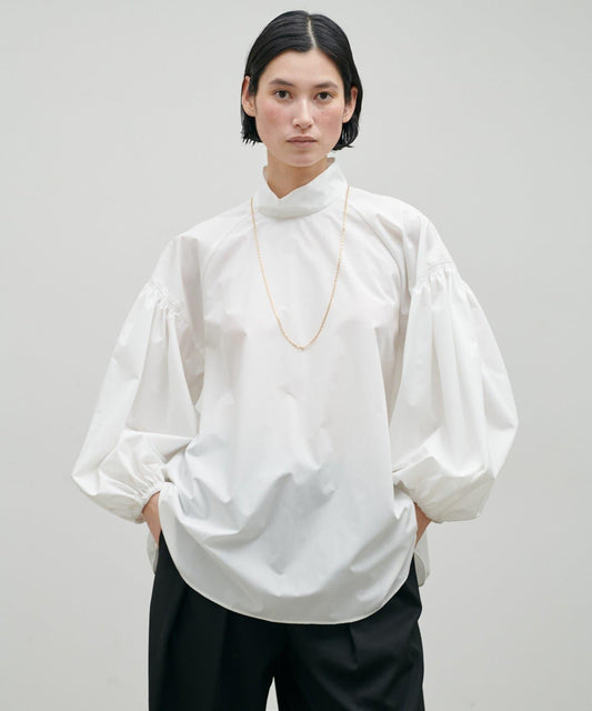 儀式場合適用 褶袖 前後2WAY設計 襯衫