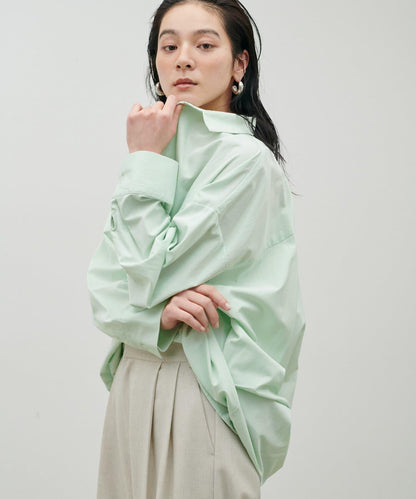 開領設計 長袖襯衫