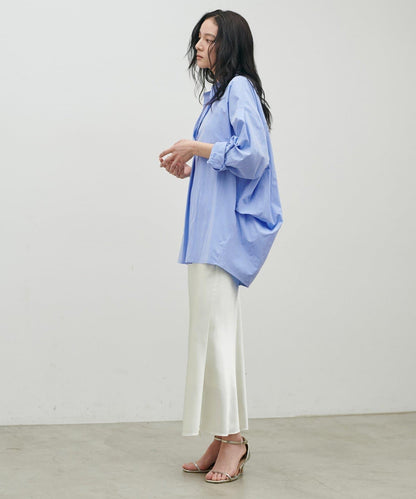 開領設計 長袖襯衫