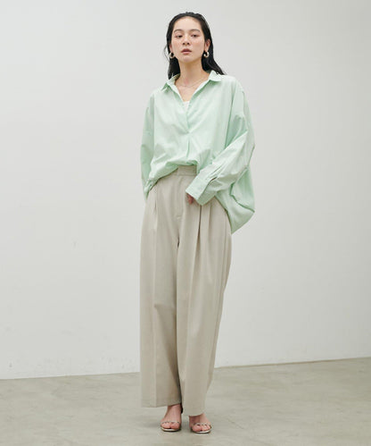 開領設計 長袖襯衫