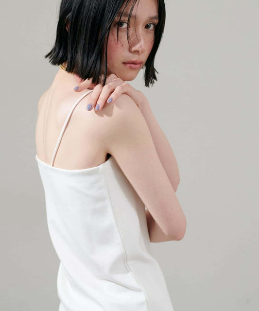 帶胸墊 人造絲Ponte針織 吊帶背心