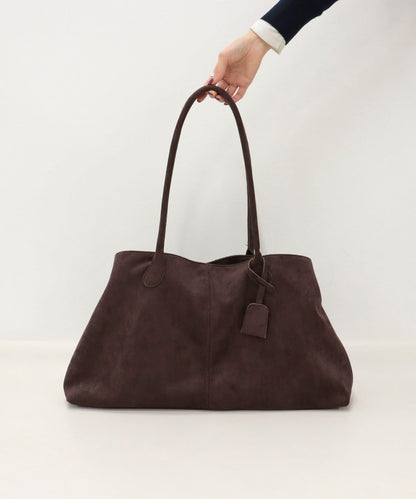 仿麂皮寬大托特包