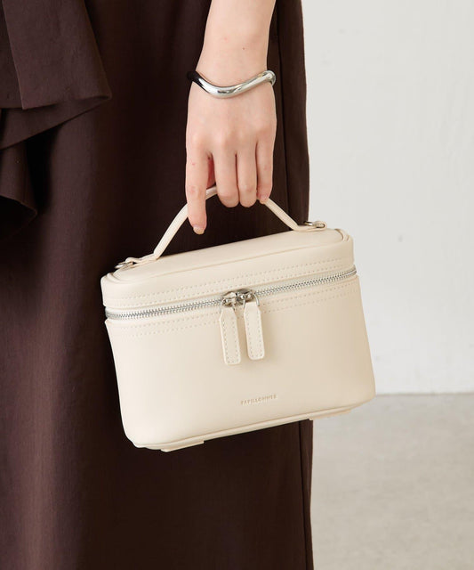 PAPILLONNER 帶鏡迷你化妝包 禮儀款