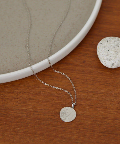 雙面硬幣吊墜項鍊