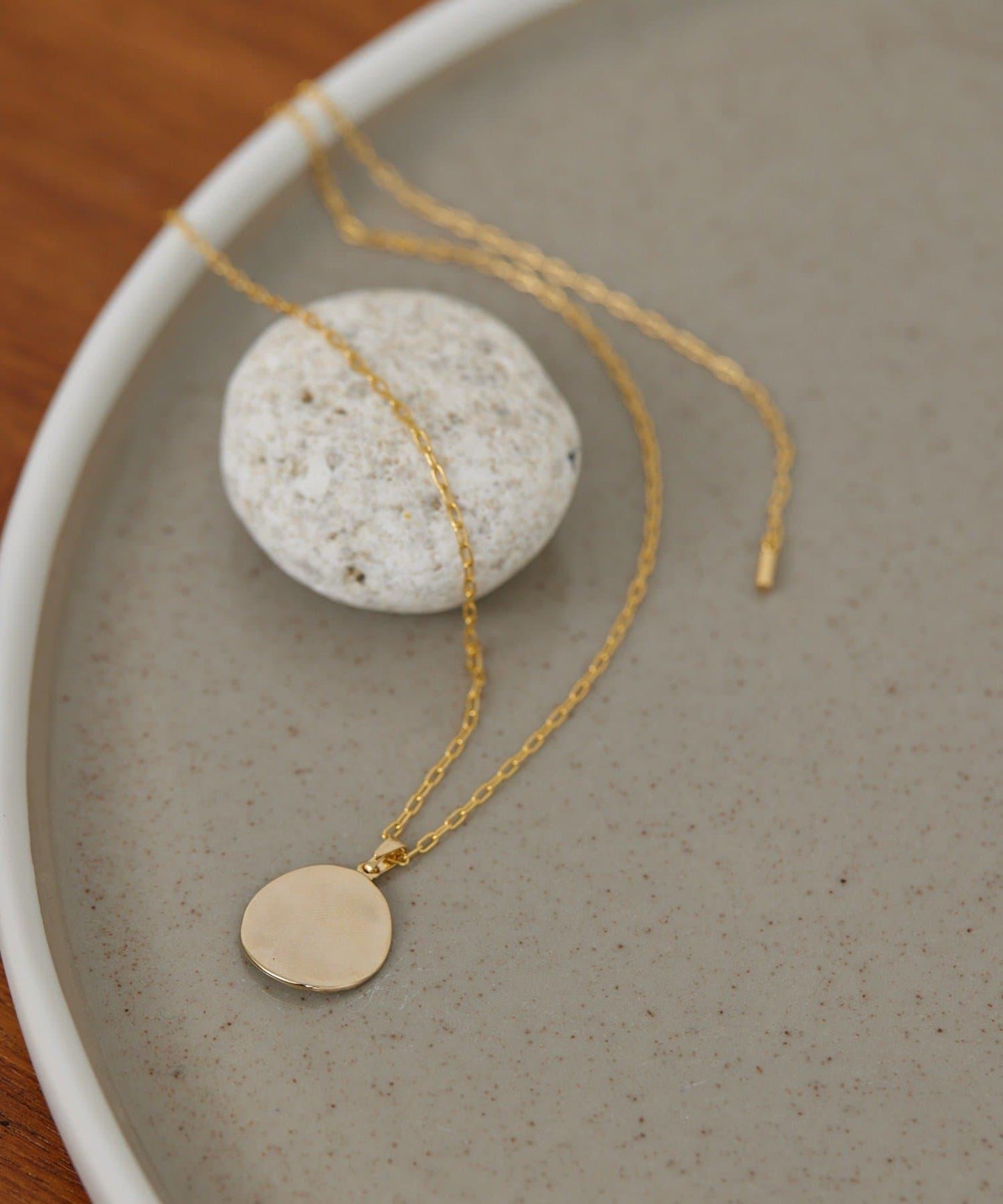 雙面硬幣吊墜項鍊