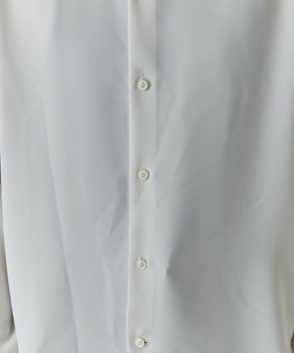 柔軟觸感拼色領襯衫