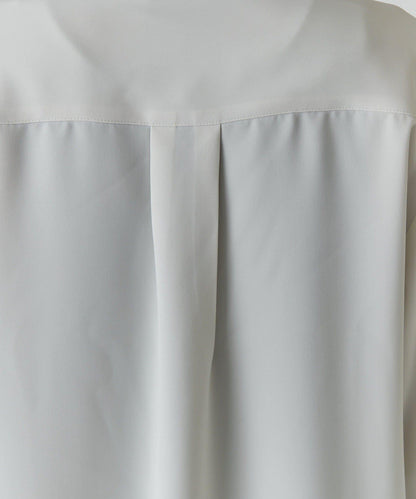 柔軟觸感拼色領襯衫