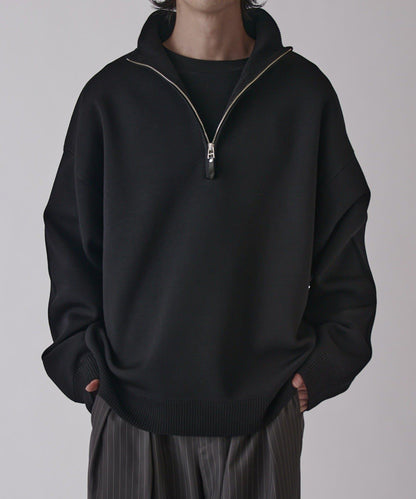 VIS Milano 羅紋半拉鍊上衣