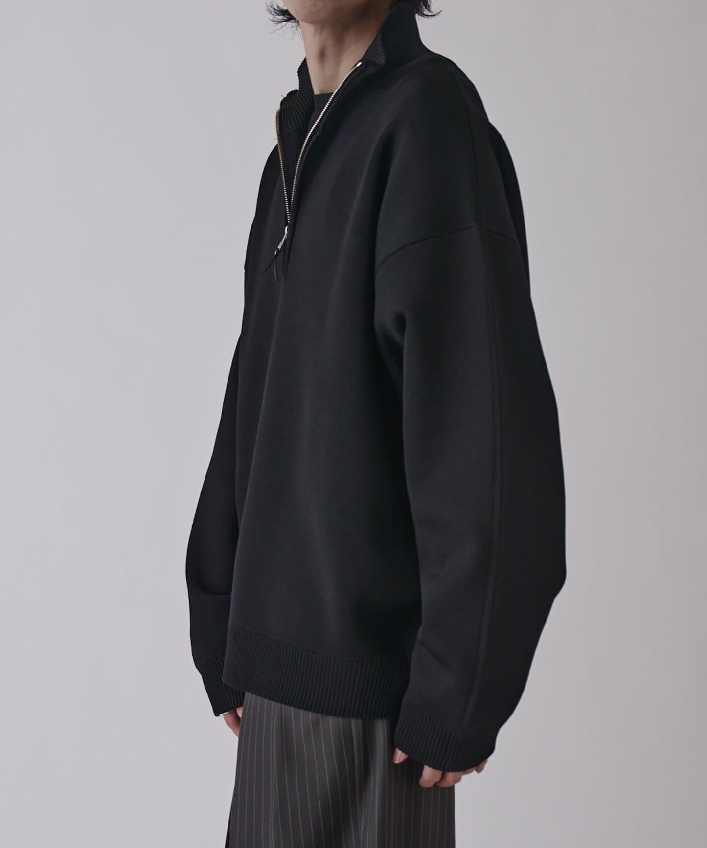 VIS Milano 羅紋半拉鍊上衣