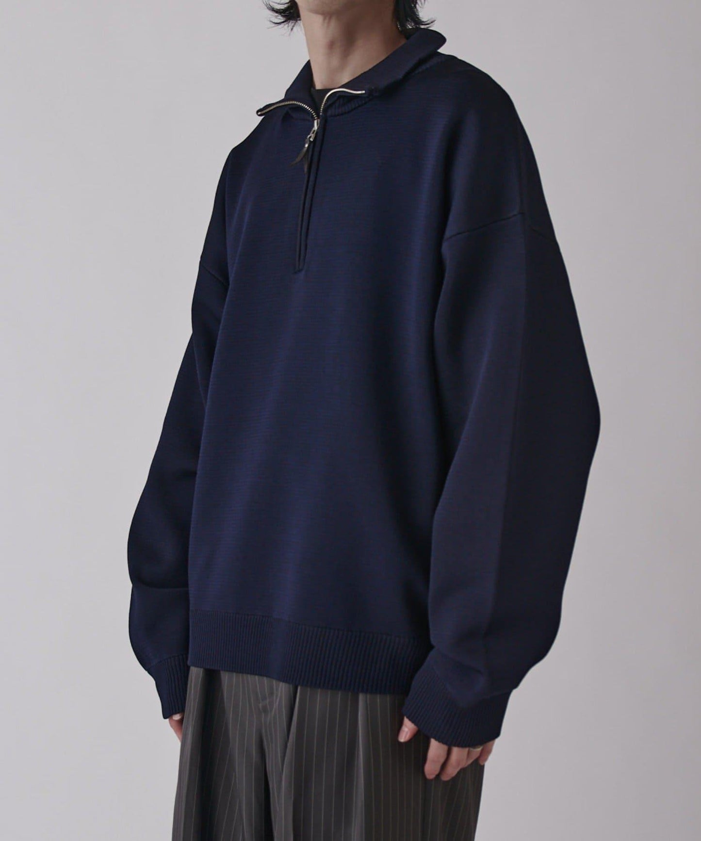 VIS Milano 羅紋半拉鍊上衣