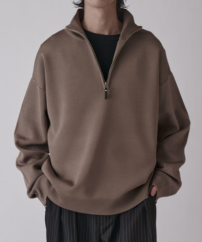 VIS Milano 羅紋半拉鍊上衣