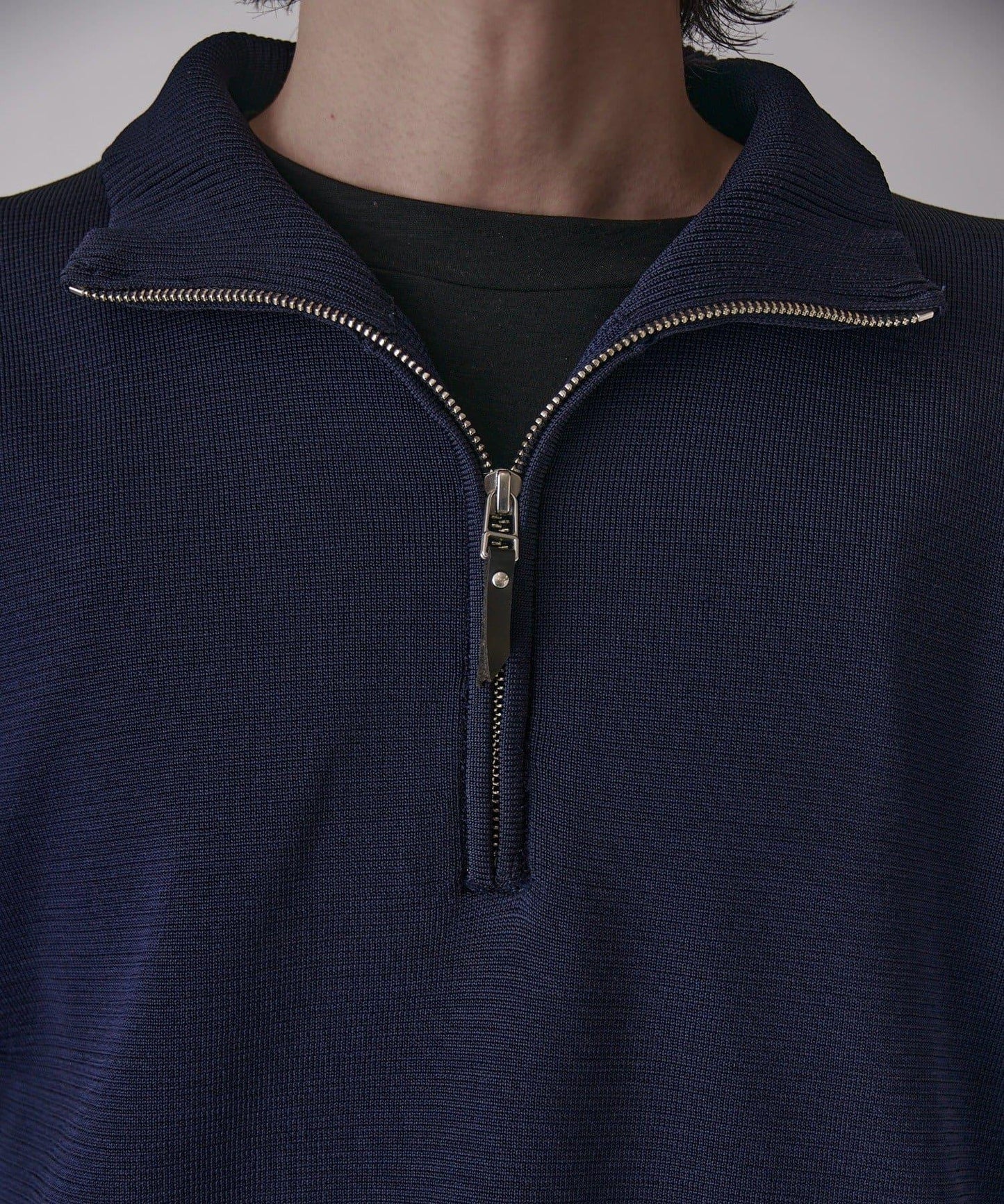 VIS Milano 羅紋半拉鍊上衣