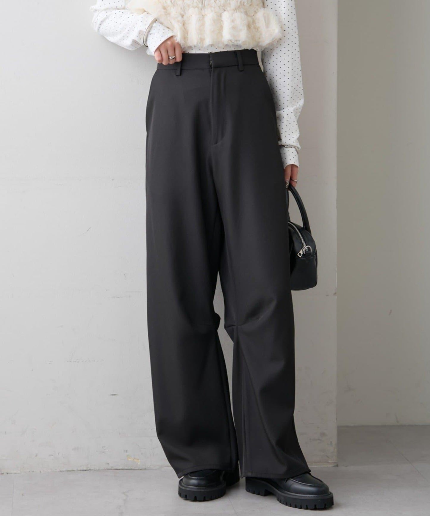 弧形版型 休閒褲 26SSカーブスラックス2