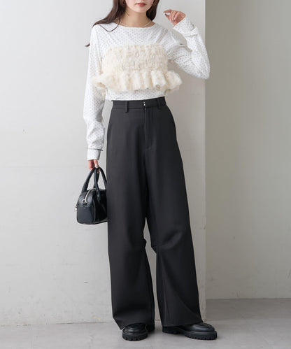 弧形版型 休閒褲 26SSカーブスラックス2