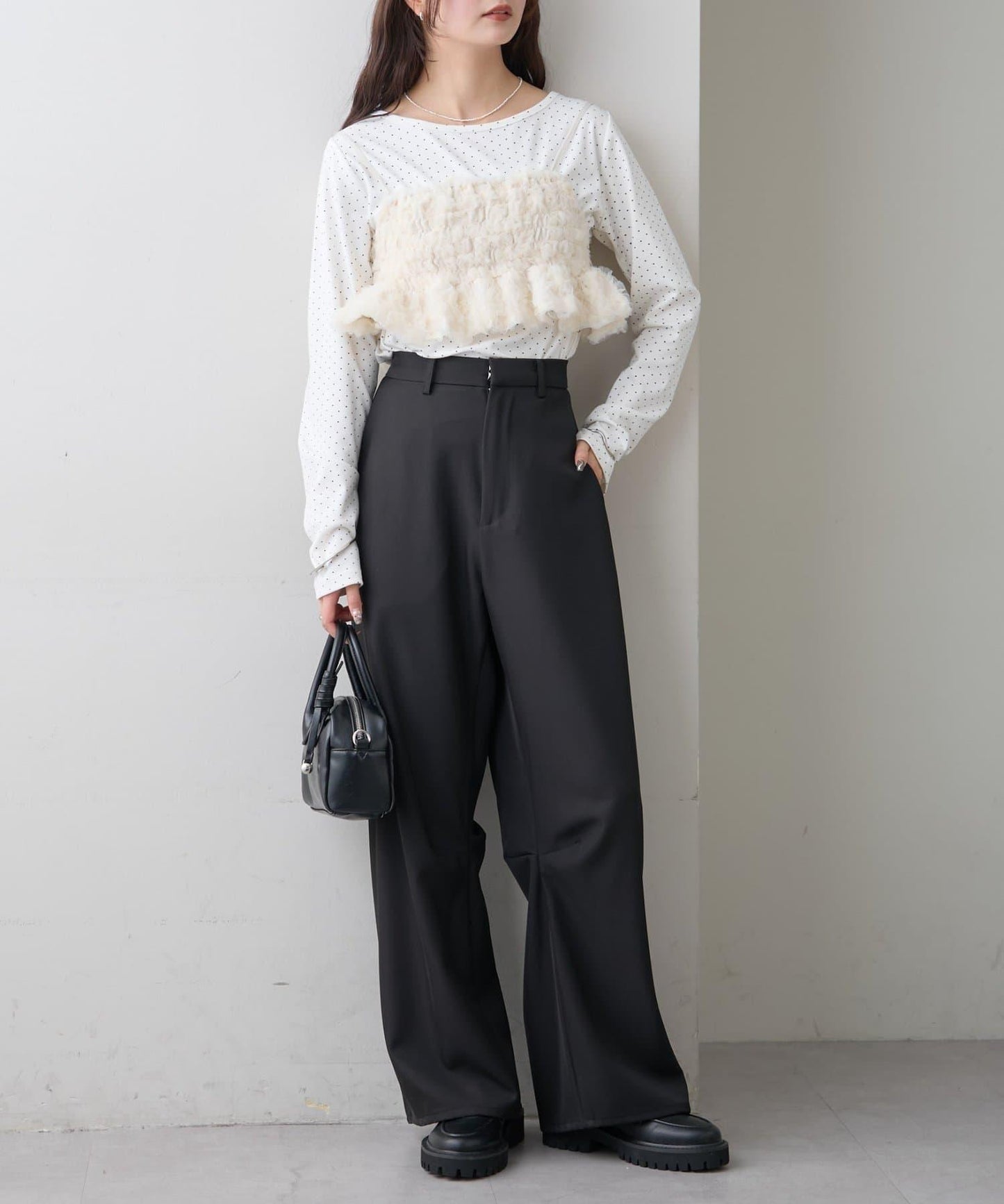 弧形版型 休閒褲 26SSカーブスラックス2