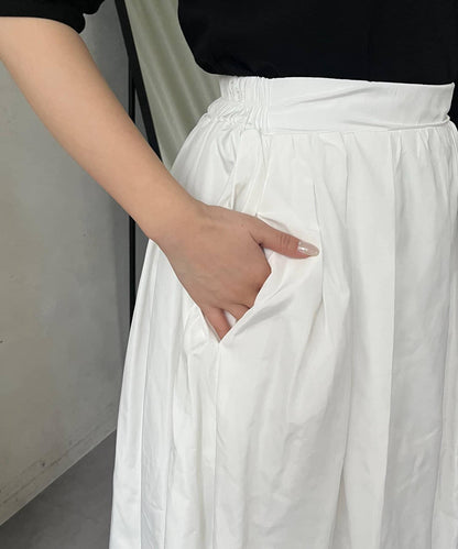 蓬鬆塔夫綢傘擺半身裙