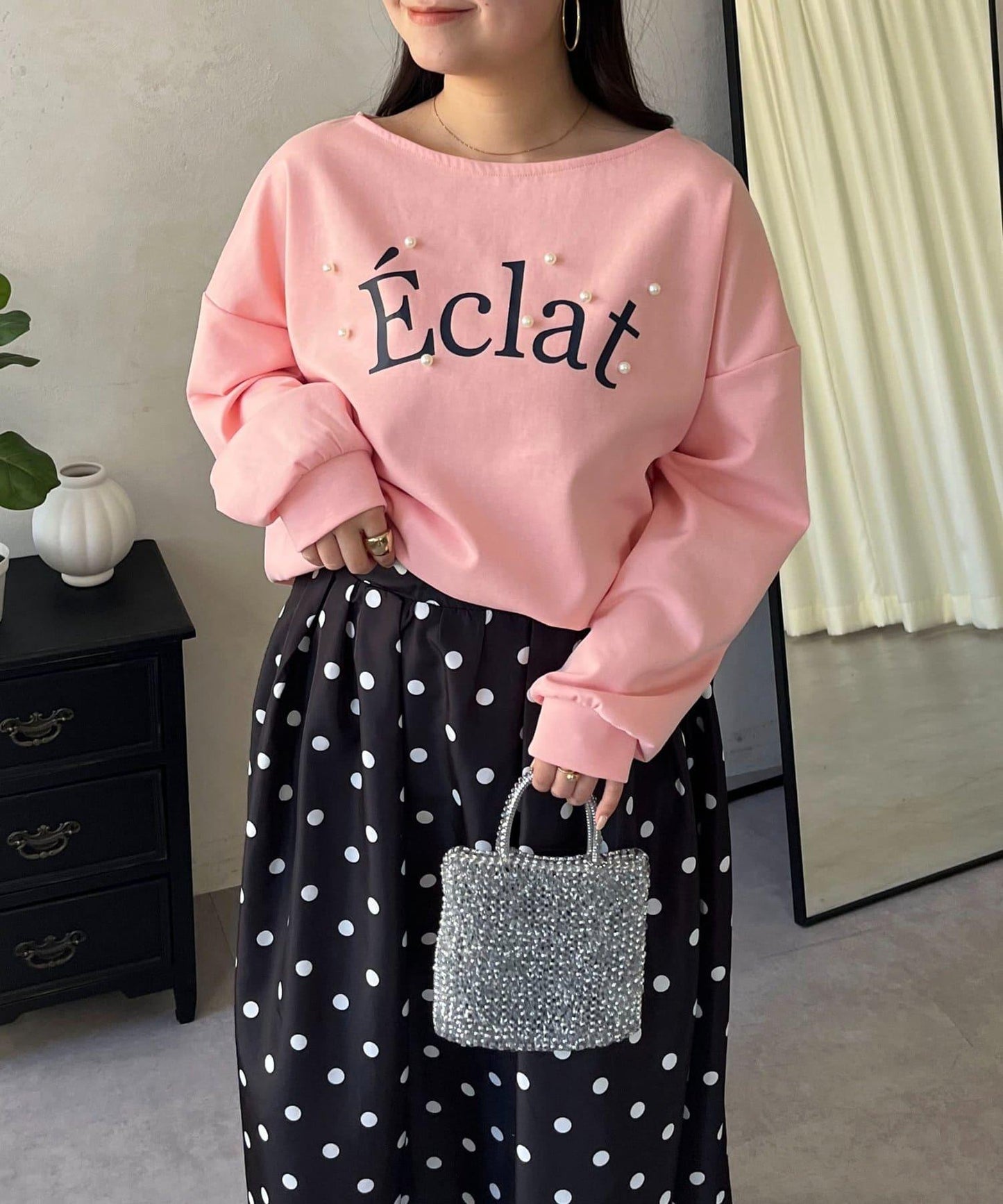 隨機珍珠Logo設計衛衣