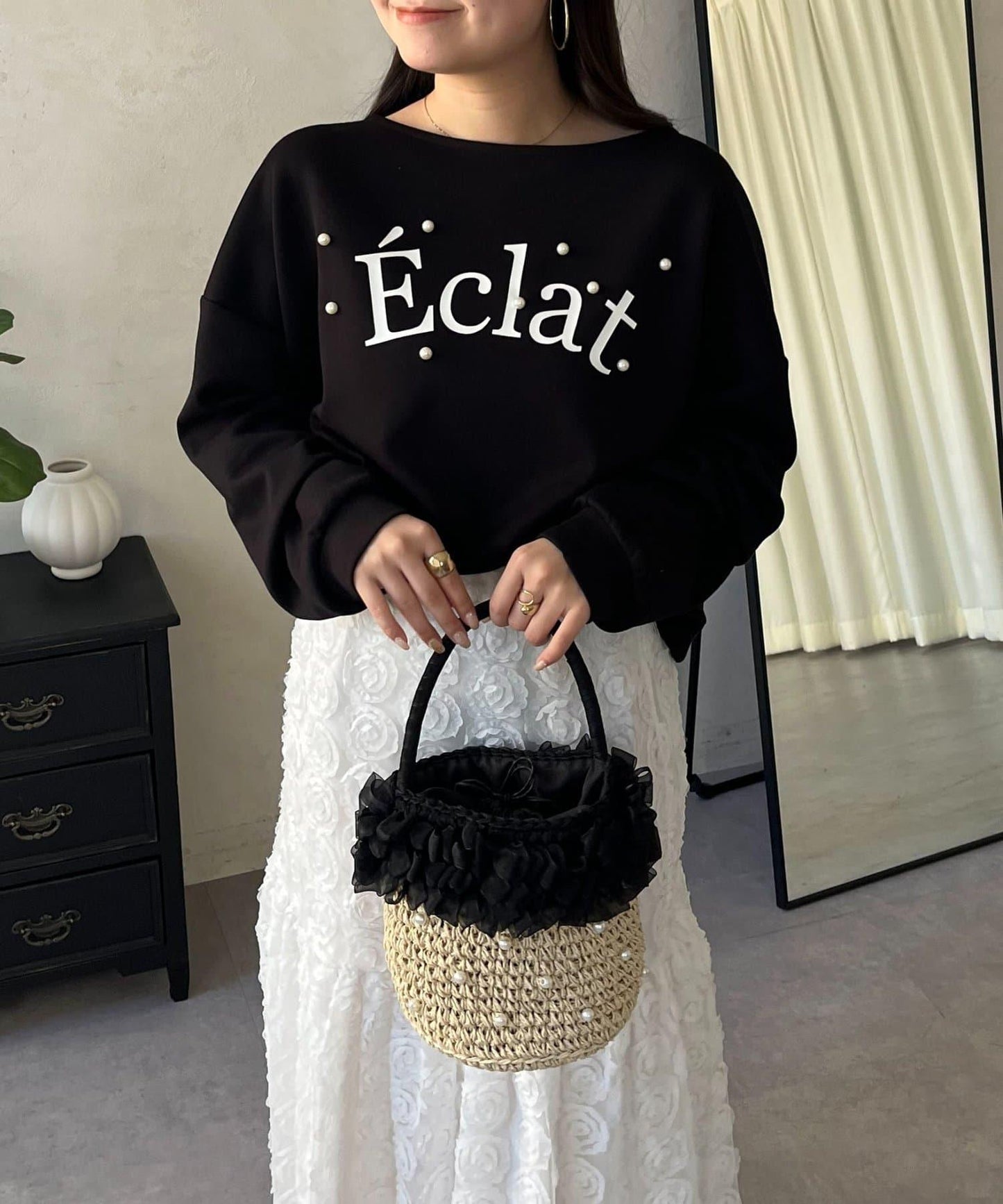 隨機珍珠Logo設計衛衣