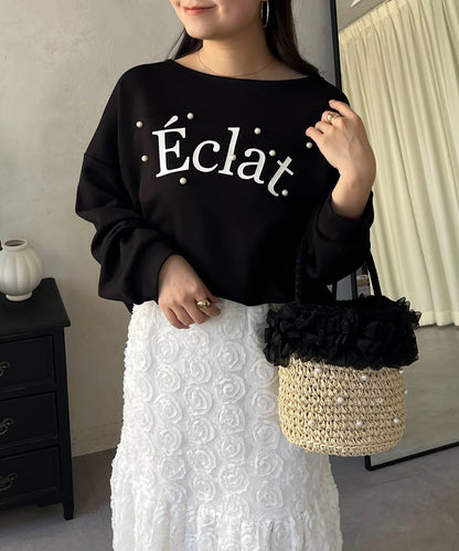 隨機珍珠Logo設計衛衣