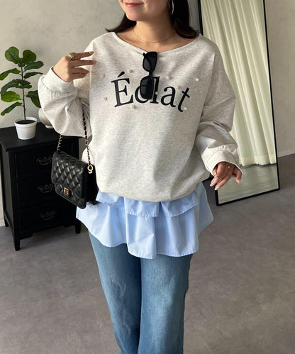 隨機珍珠Logo設計衛衣