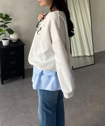 隨機珍珠Logo設計衛衣