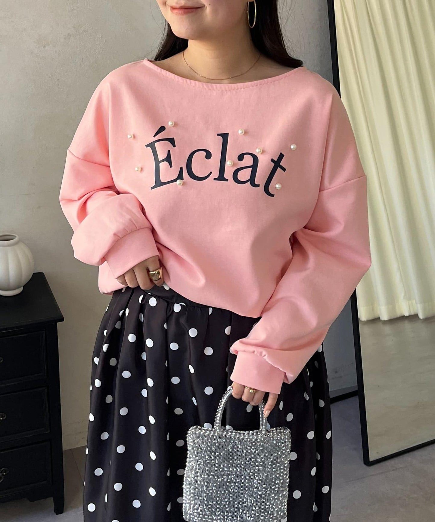 隨機珍珠Logo設計衛衣