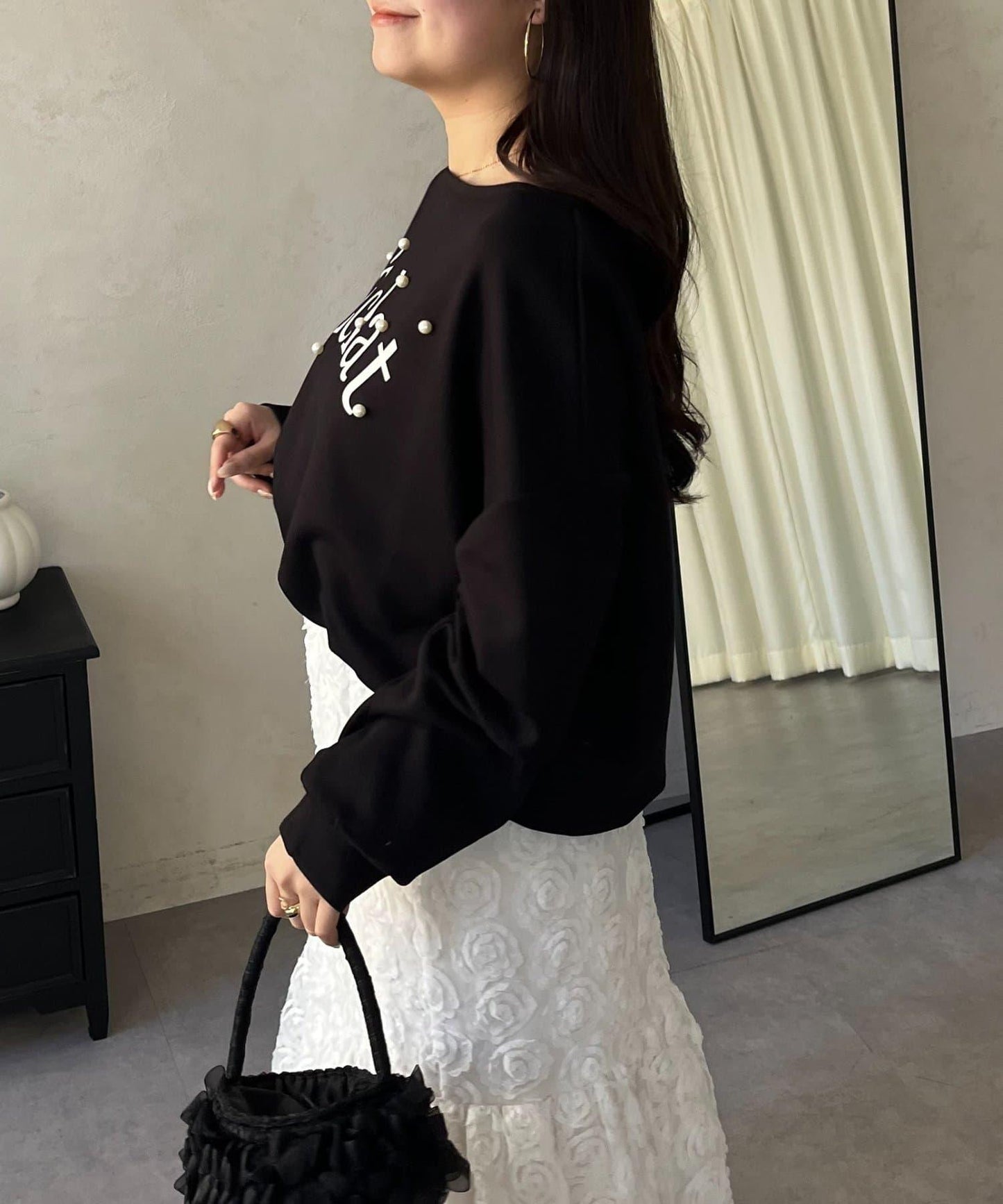 隨機珍珠Logo設計衛衣