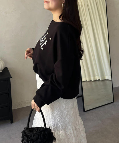 隨機珍珠Logo設計衛衣