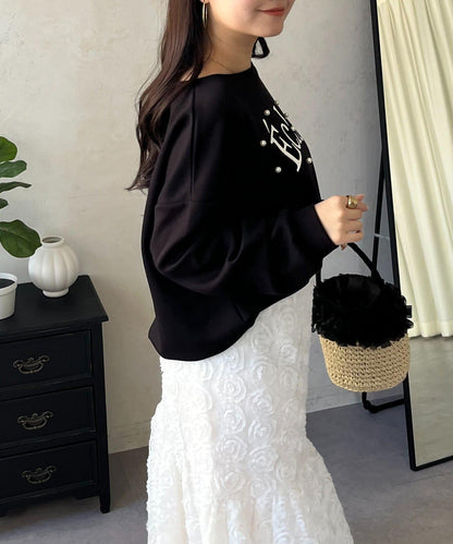 隨機珍珠Logo設計衛衣