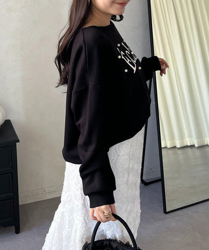 隨機珍珠Logo設計衛衣