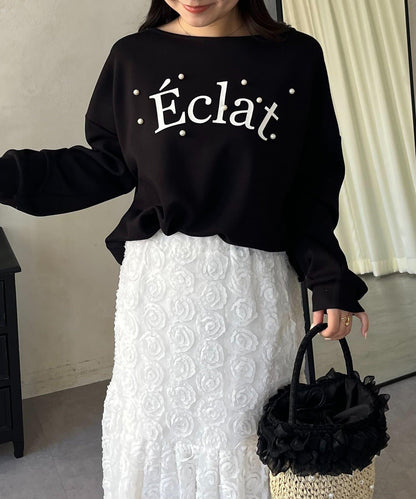 隨機珍珠Logo設計衛衣