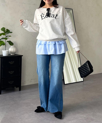 隨機珍珠Logo設計衛衣