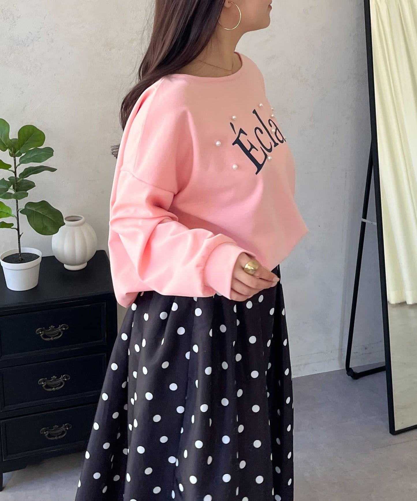 隨機珍珠Logo設計衛衣