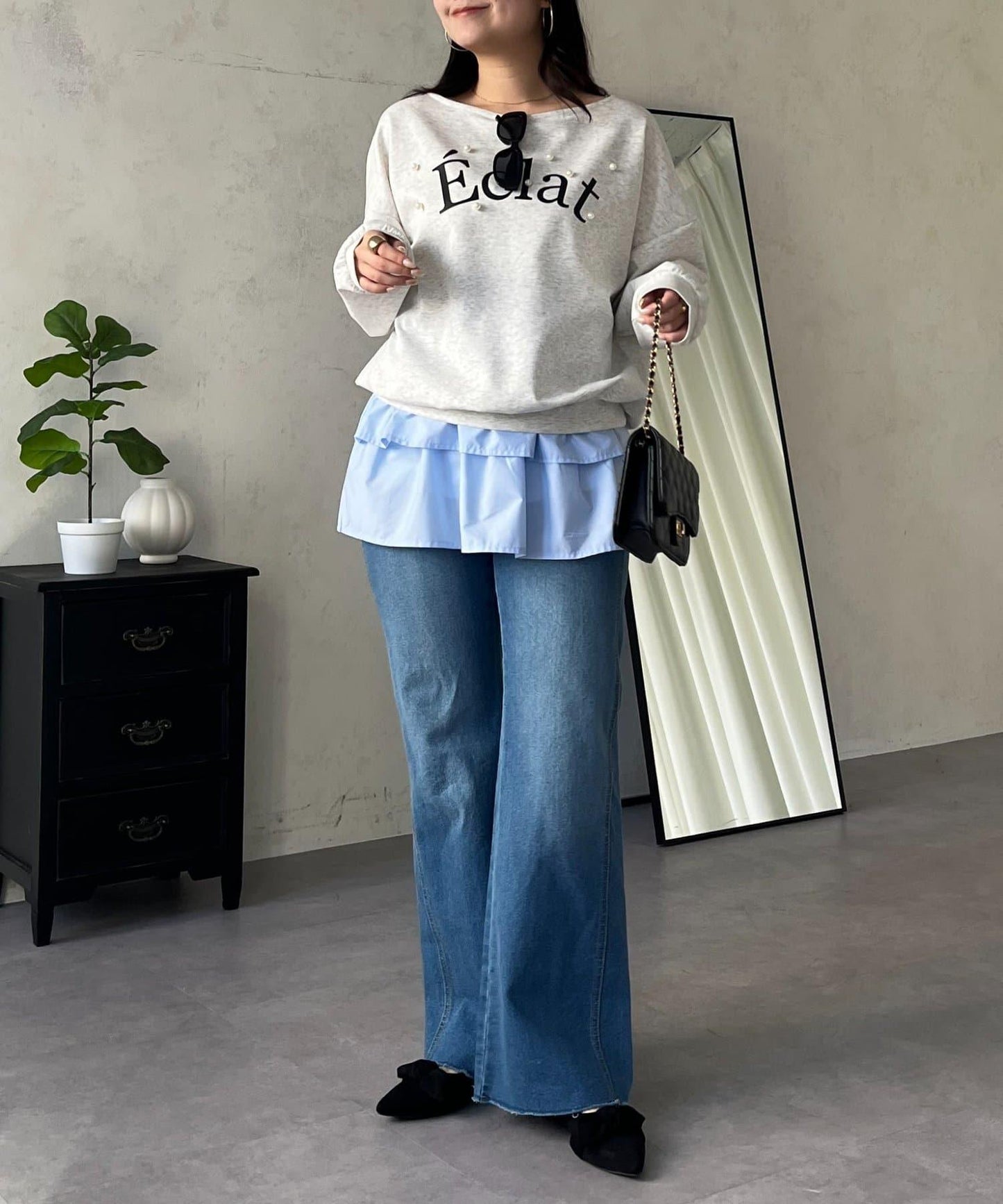 隨機珍珠Logo設計衛衣