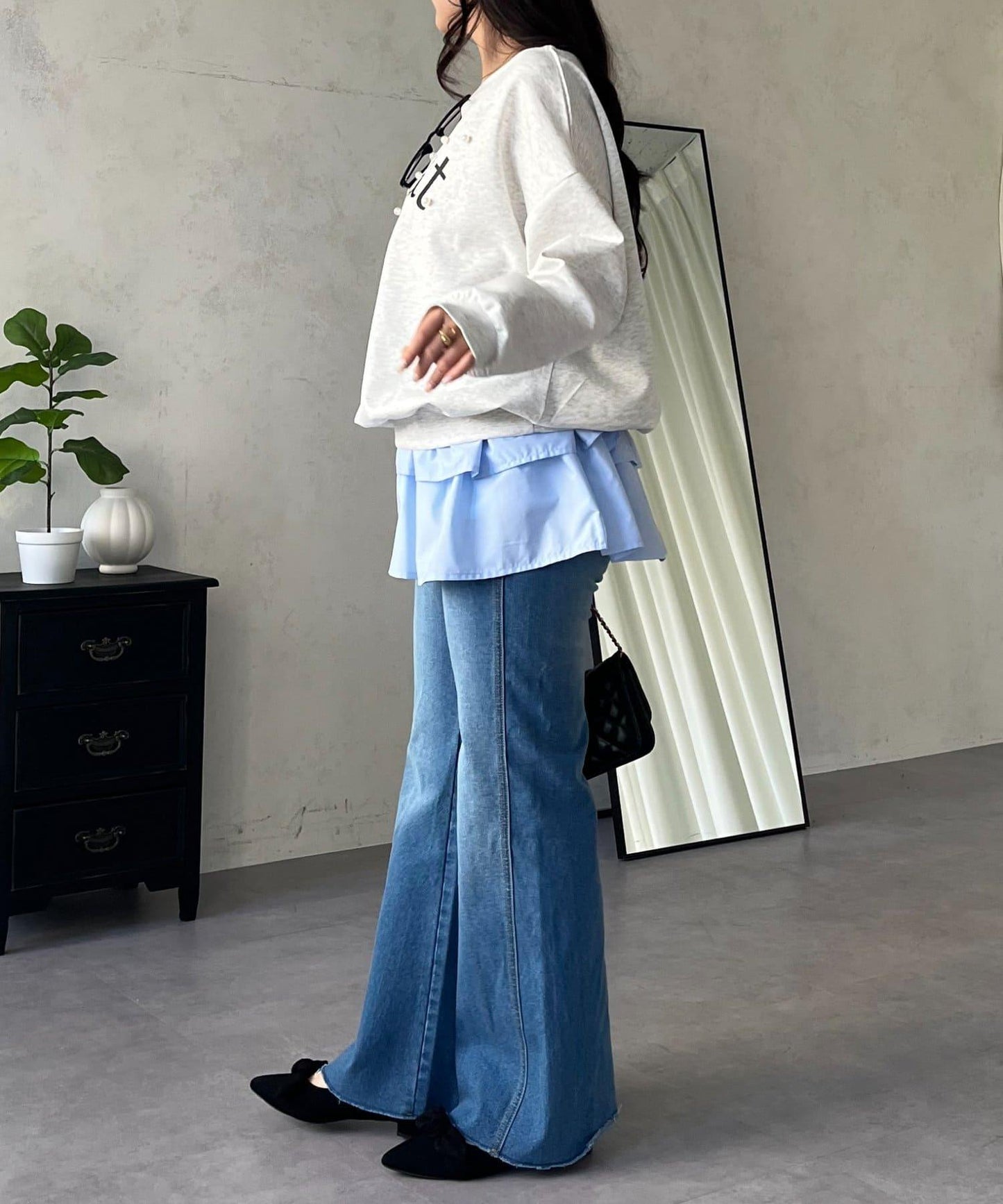 隨機珍珠Logo設計衛衣