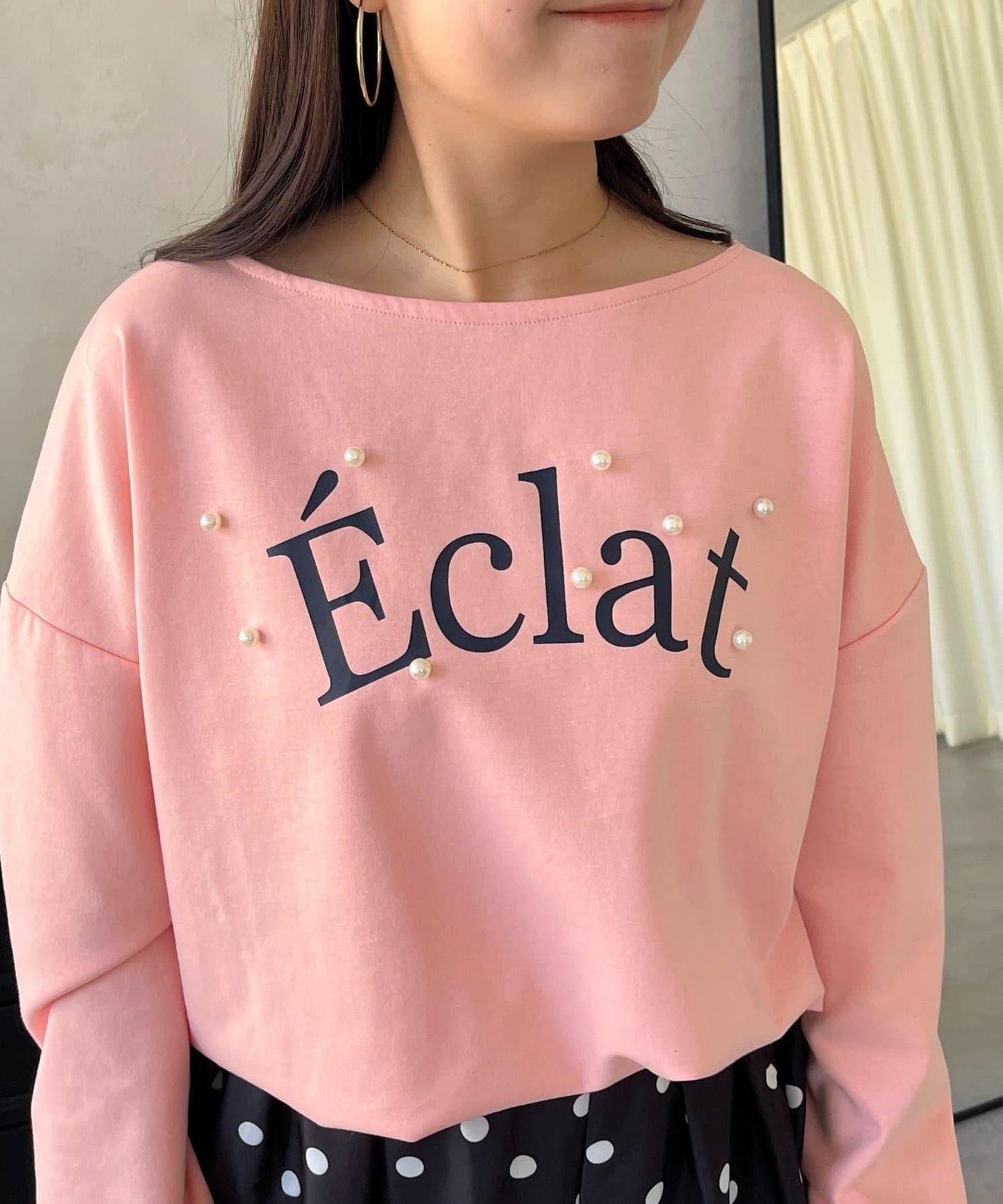 隨機珍珠Logo設計衛衣