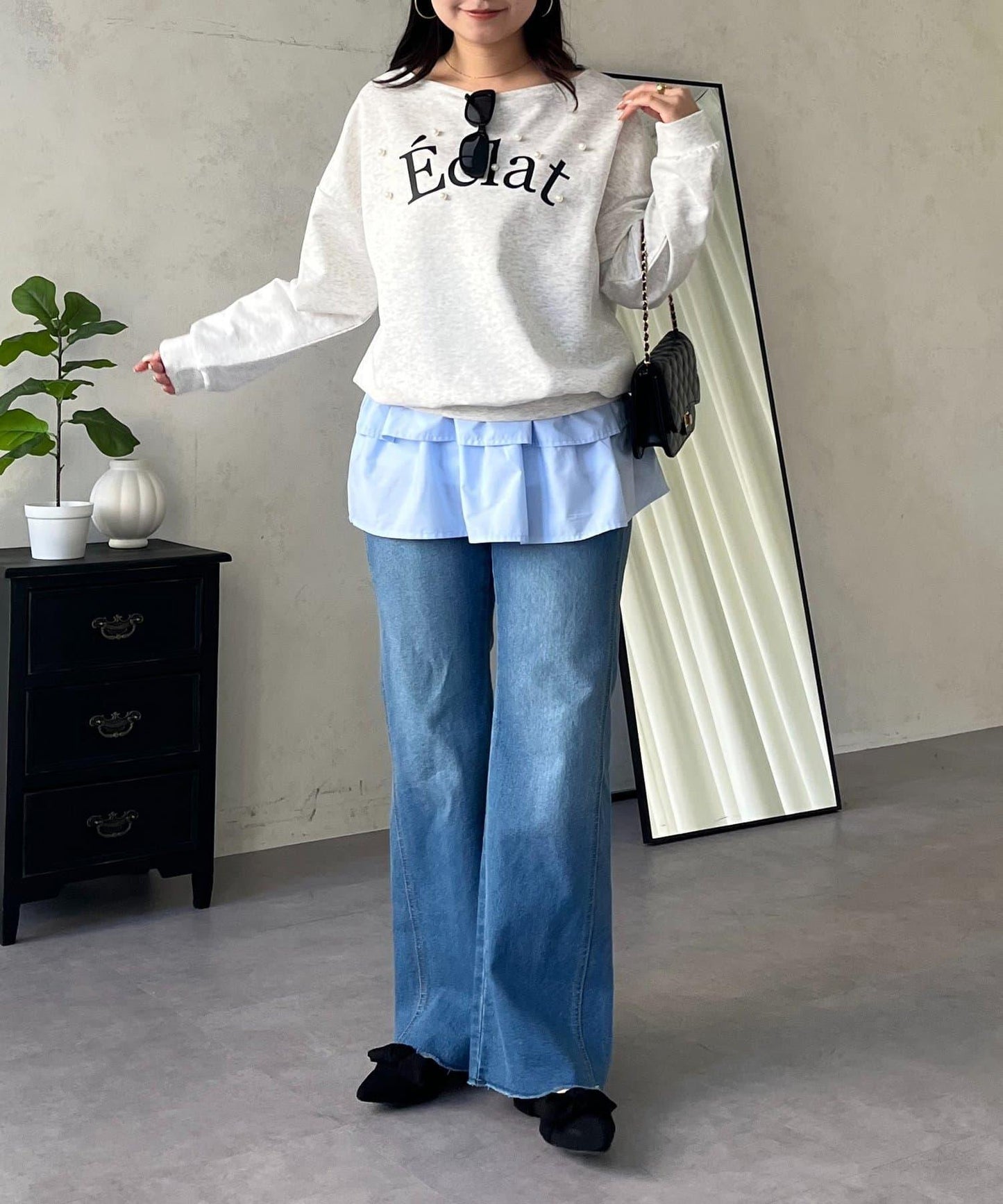 隨機珍珠Logo設計衛衣