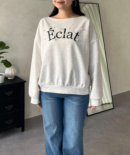 隨機珍珠Logo設計衛衣