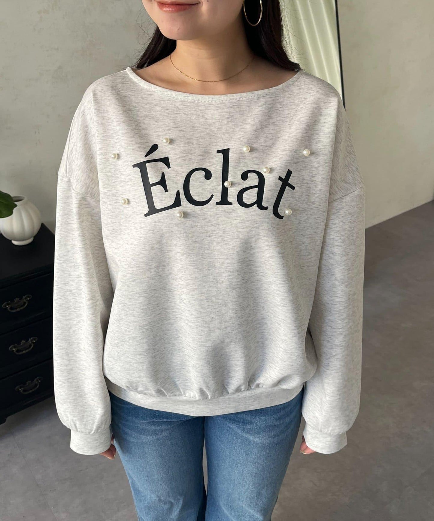 隨機珍珠Logo設計衛衣