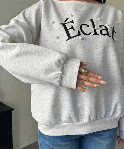 隨機珍珠Logo設計衛衣