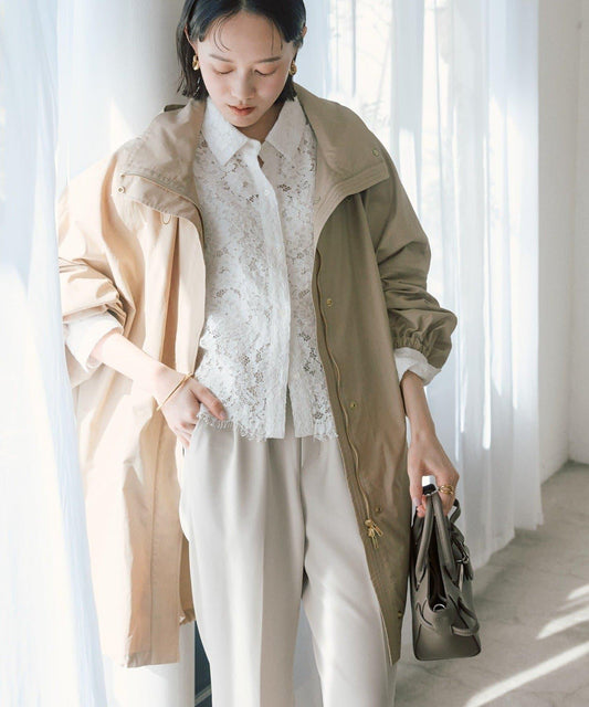 花粉防護 防潑水 防紫外線 蝙蝠袖連帽 輕便外套（部分電商限定色）