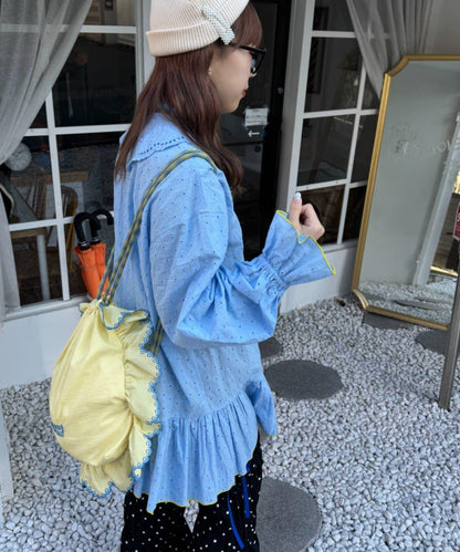 HELLO.SANFRANCISCO/ハローサンフランシスコ 荷葉邊蕾絲長款上衣