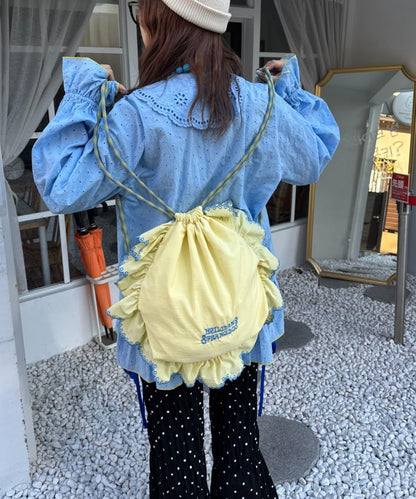 HELLO.SANFRANCISCO/ハローサンフランシスコ 荷葉邊蕾絲長款上衣