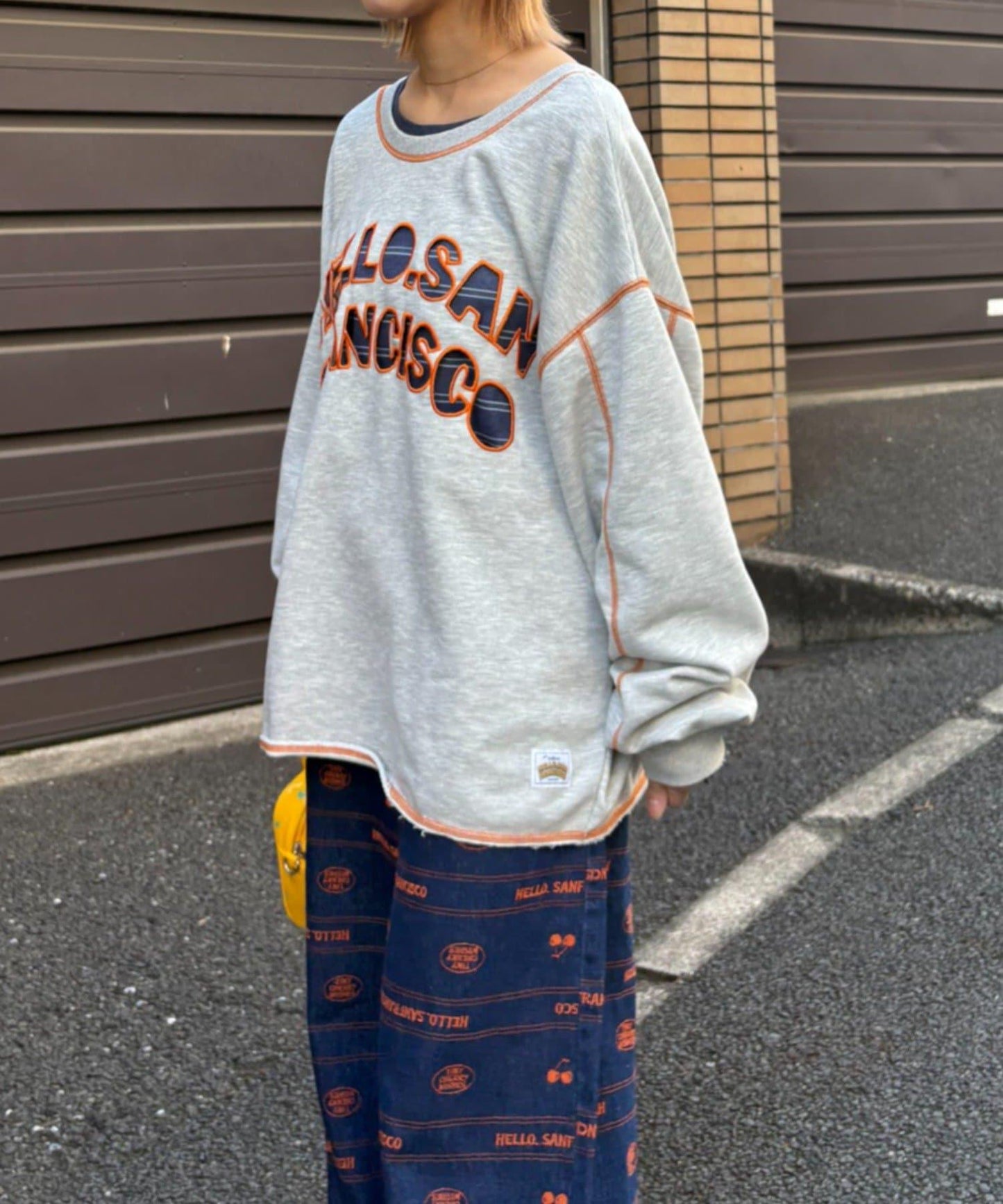 HELLO.SANFRANCISCO ハロサン 2WAY 鏤空衛衣